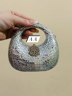 SILVER LUXE FANCY PURSE