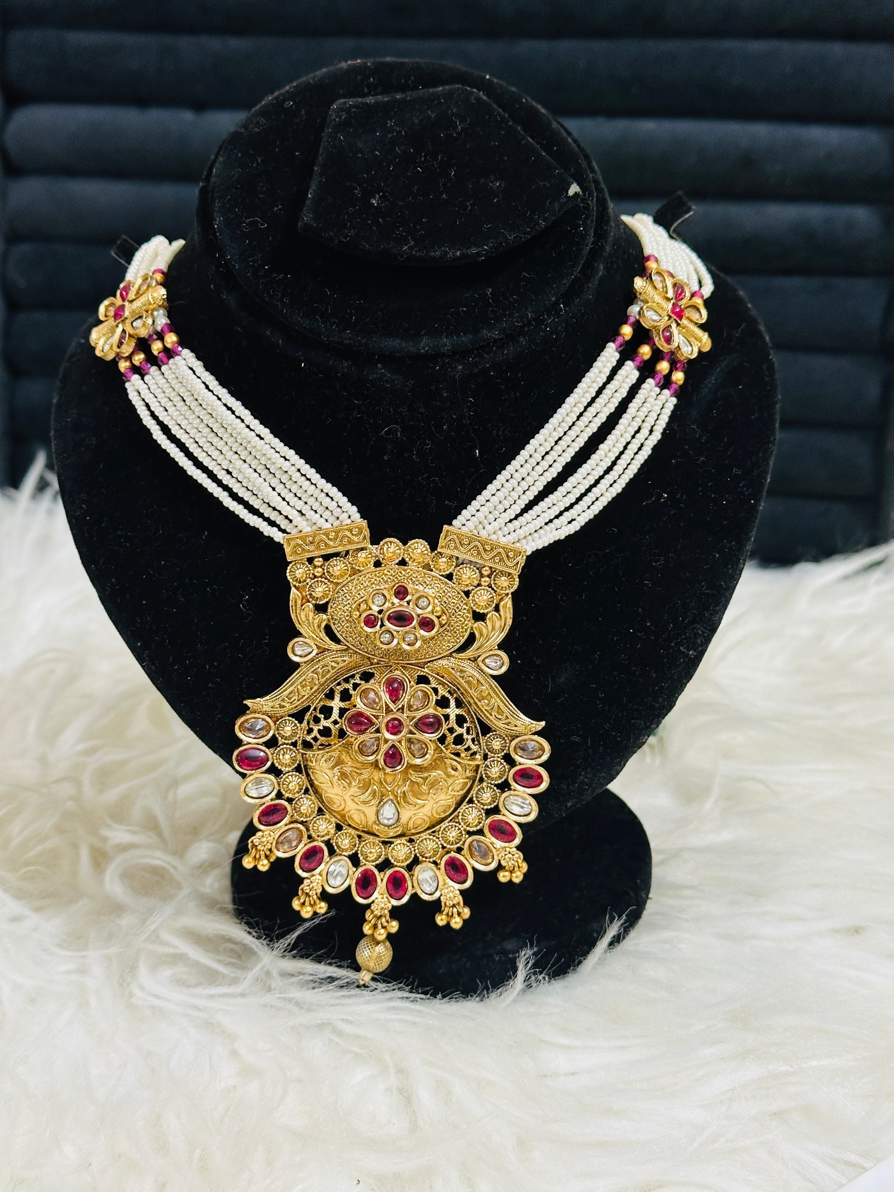 LONG ANTIQUE MALA SET
