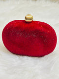 Scarlet Luxe Clutch
