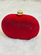 Scarlet Luxe Clutch