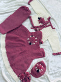 Girls frock set 5 pcs set