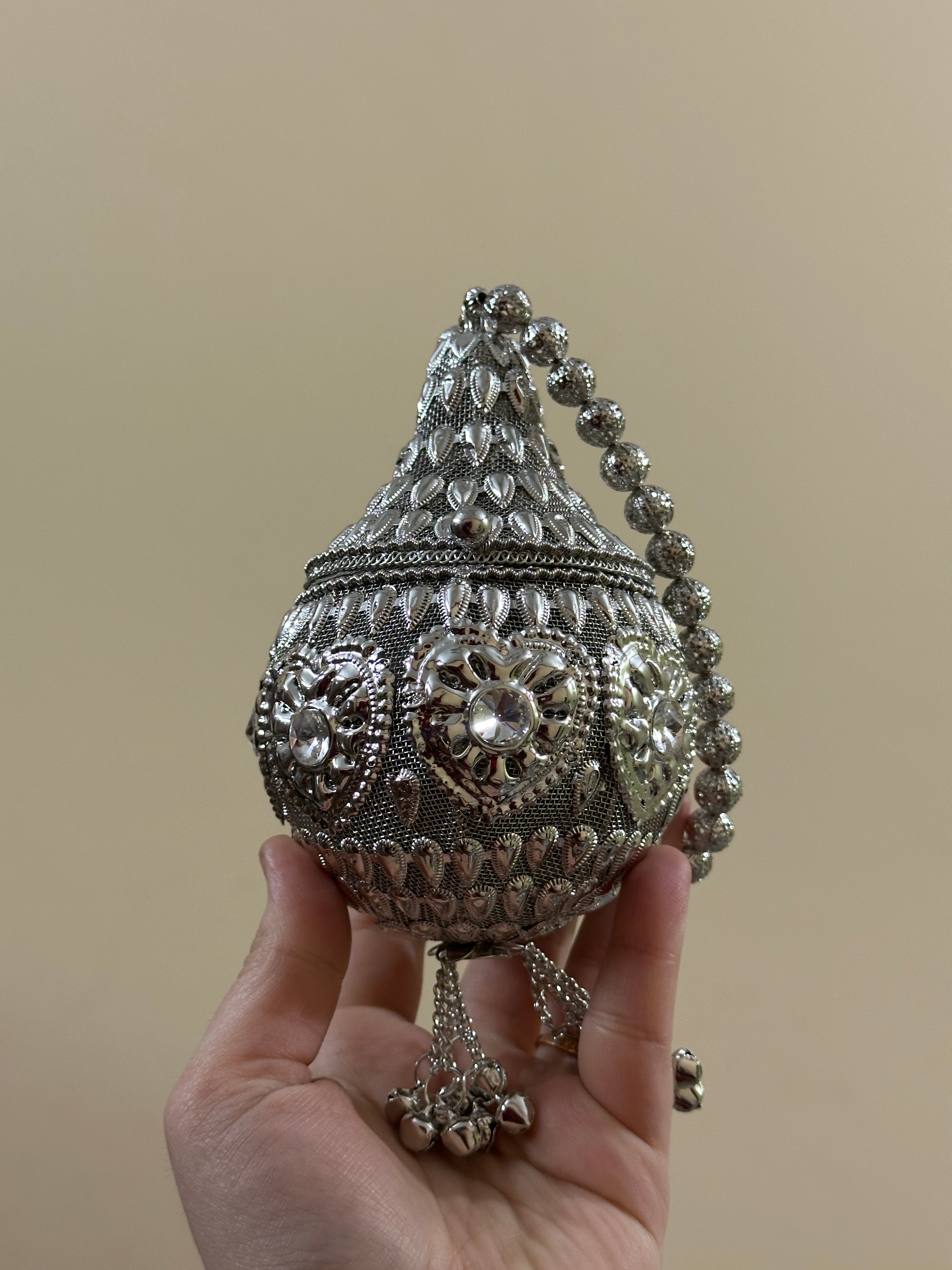 POTLI INDIAN CLUTCH heart design