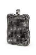 Black stone clutch large size