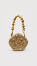 Royal Kundan Flower Clutch