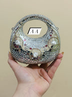 SILVER LUXE FANCY PURSE