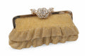 Golden long clutch
