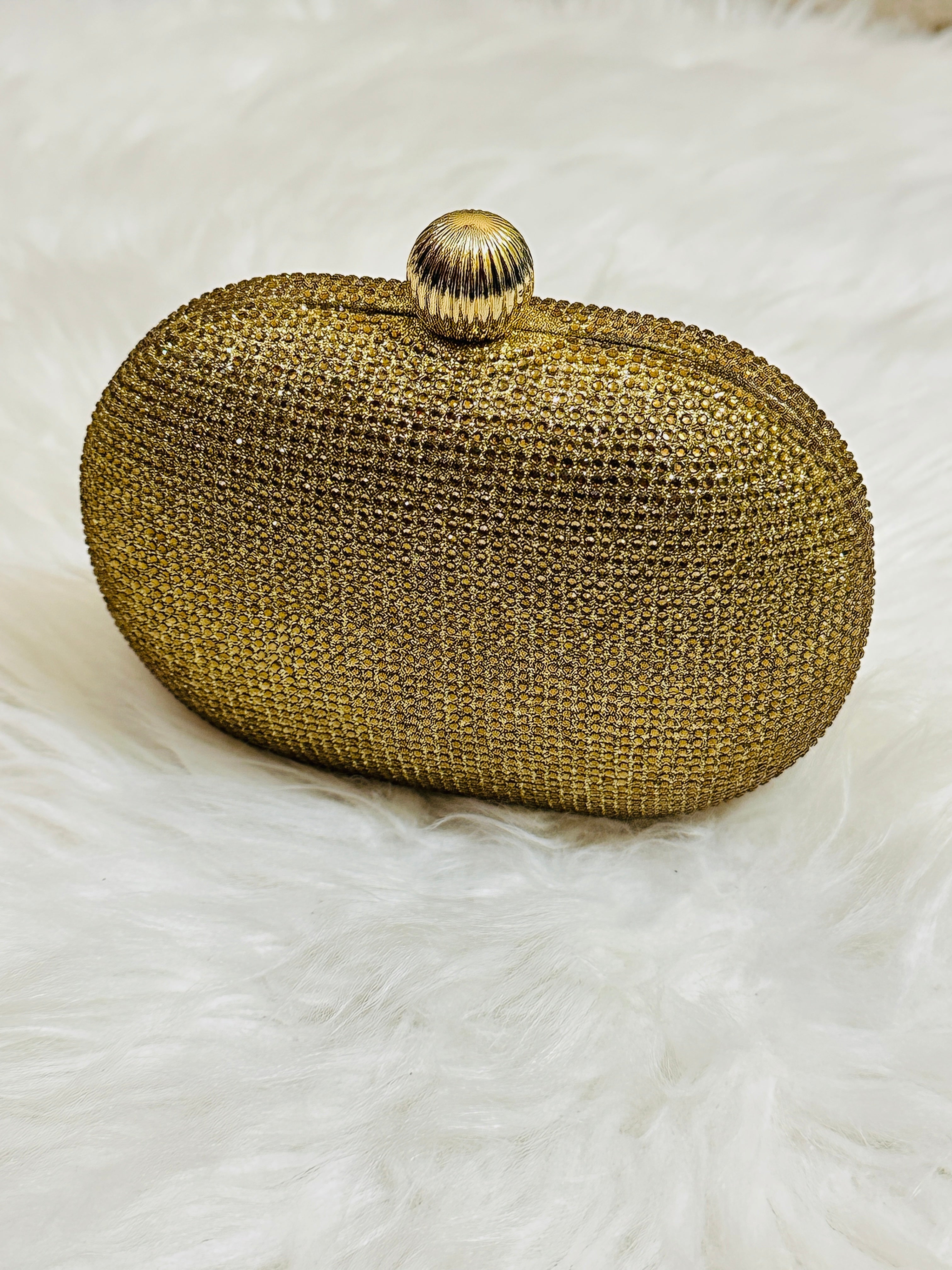 Scarlet Luxe Clutch