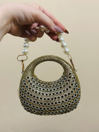Emerald Pearl Luxe Clutch