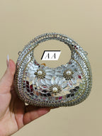 SILVER LUXE FANCY PURSE