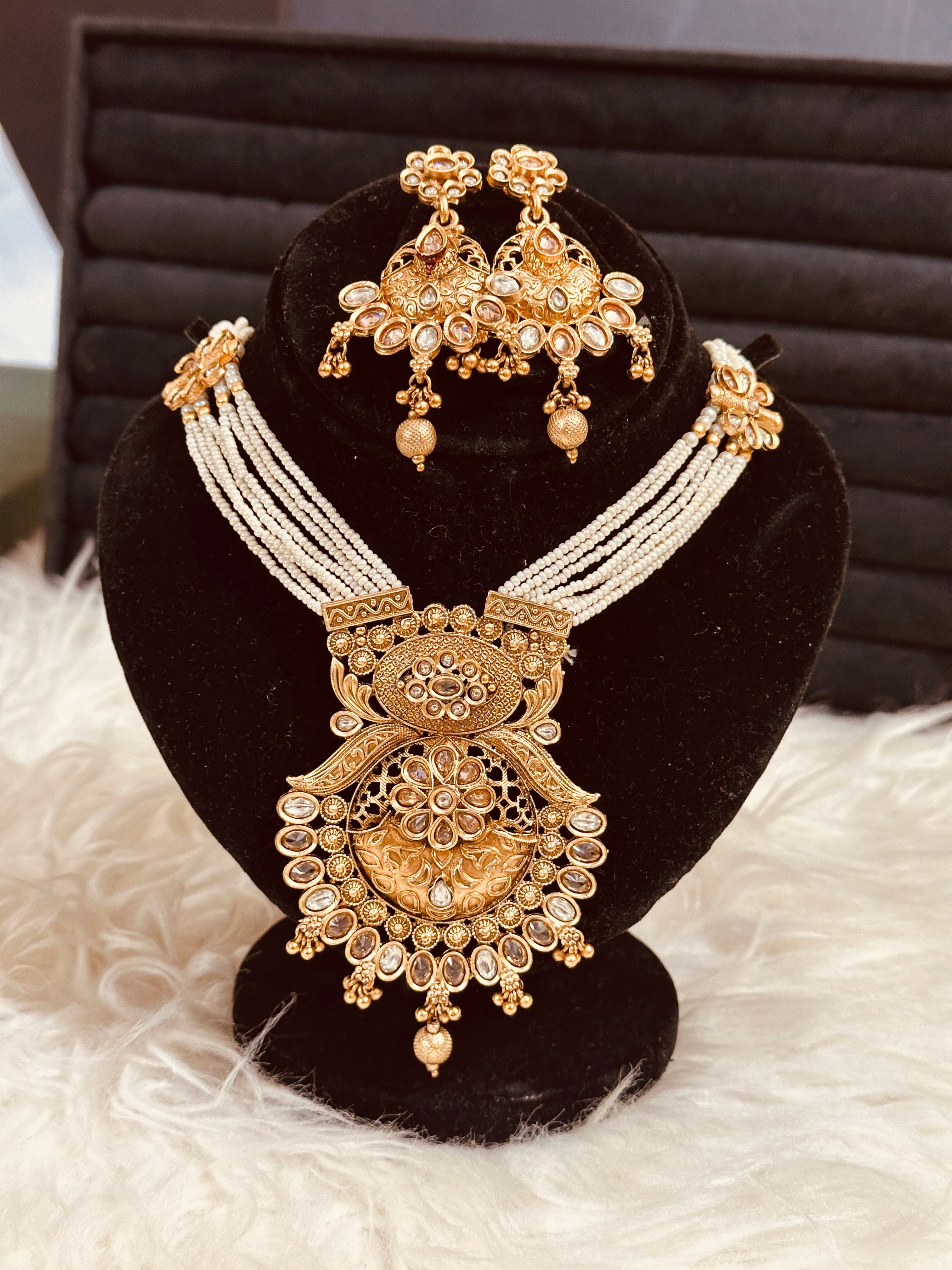 LONG ANTIQUE MALA SET
