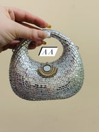 SILVER LUXE FANCY PURSE