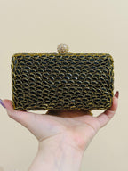 Royal Crystal Knot Clutch