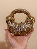 Classic kundan clutch