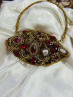 Turkish clutch red stone