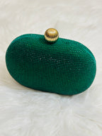 Scarlet Luxe Clutch