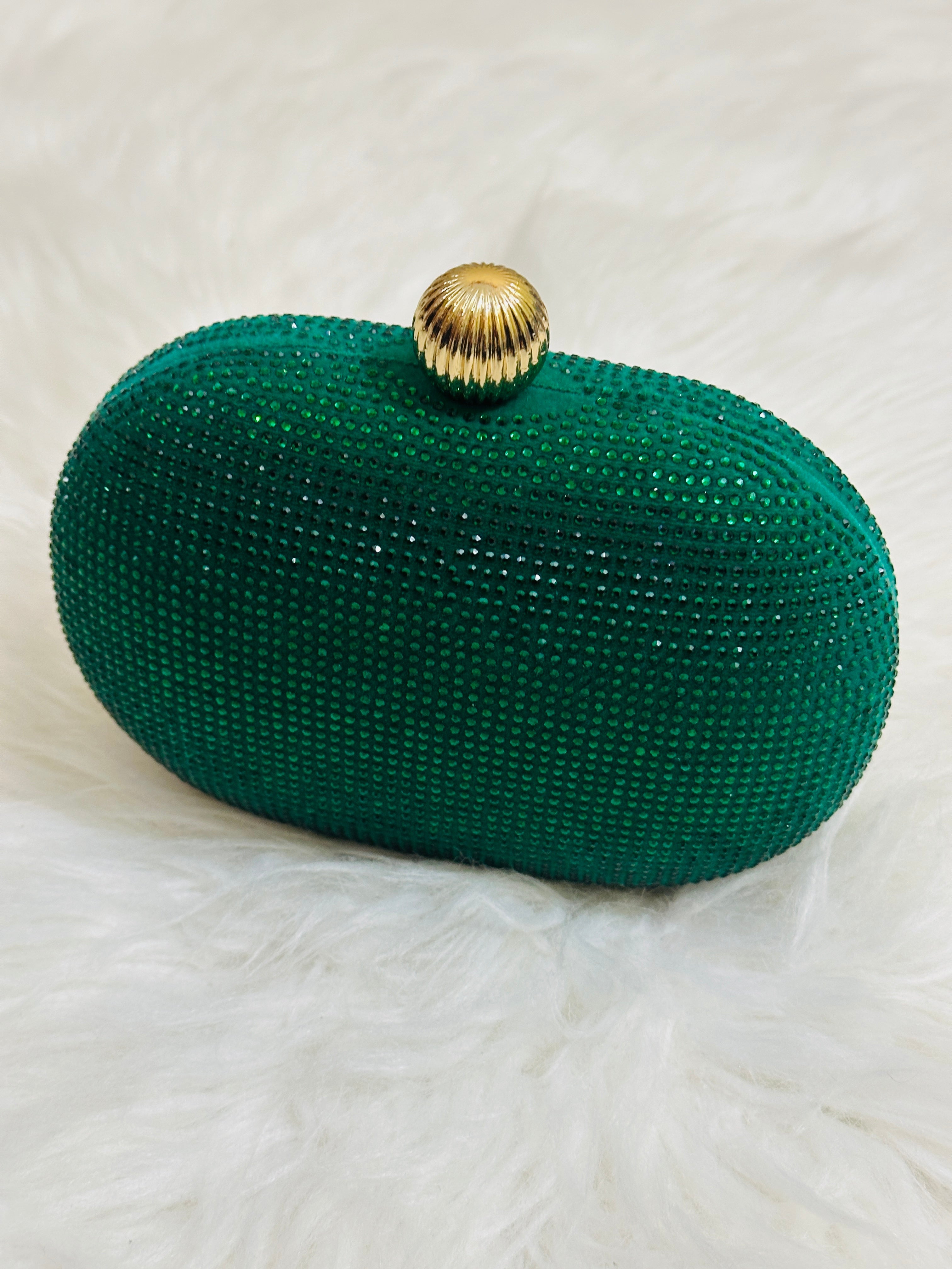 Scarlet Luxe Clutch