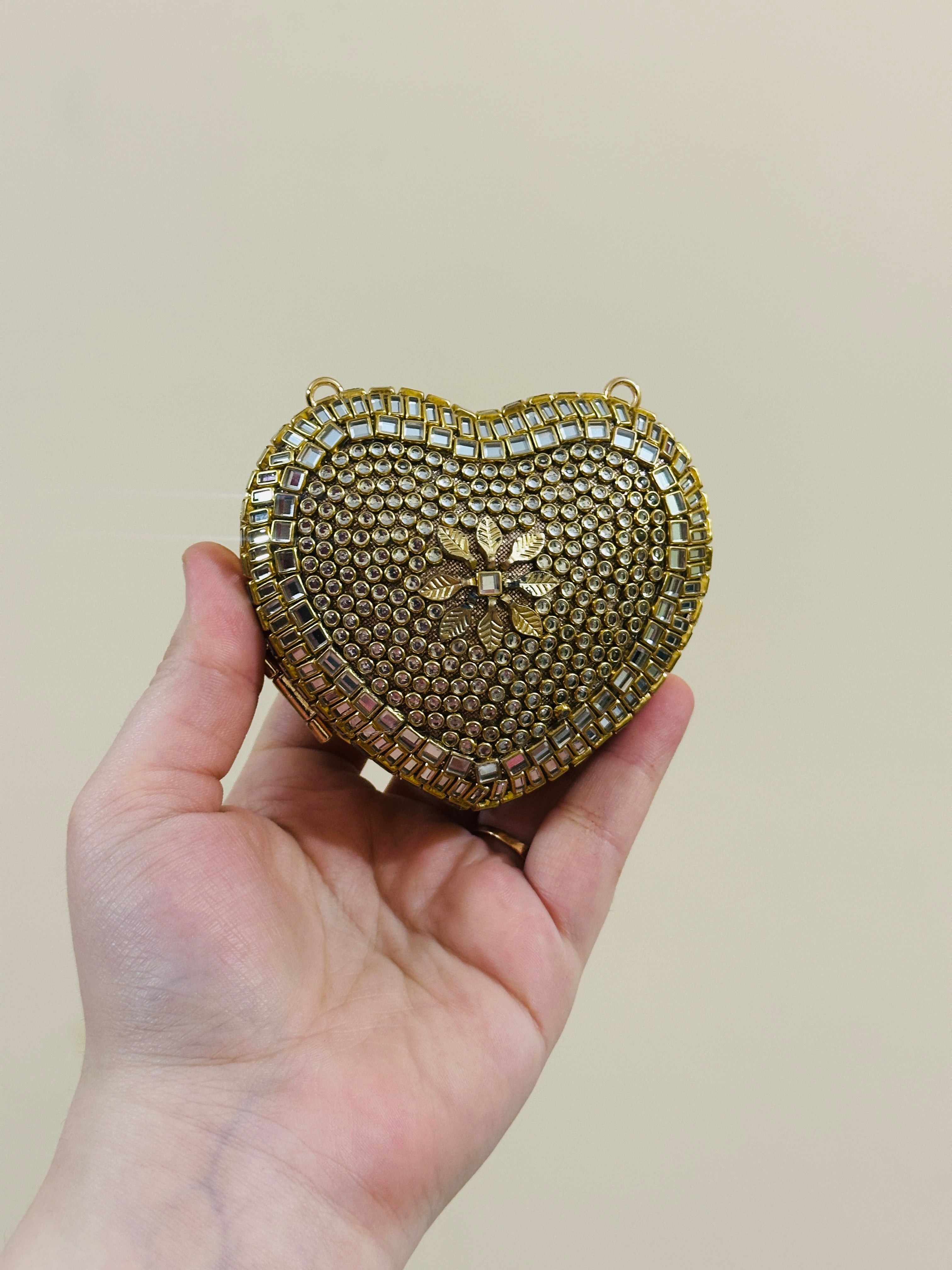 KUNDAN MINI HEART(flower).