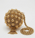 “Sunehri Noor” Embellished Potli Clutch-Gold