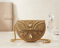 “Swarnika” Half-Moon Potli Clutch