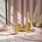 Mini Acrylic Bow Clutch-Golden